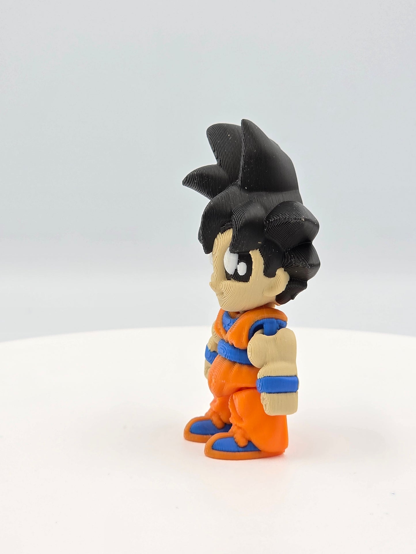 3D Printed Dragon Ball Mini Figures – Goku, Super Saiyan Goku, Vegeta & Kid Buu