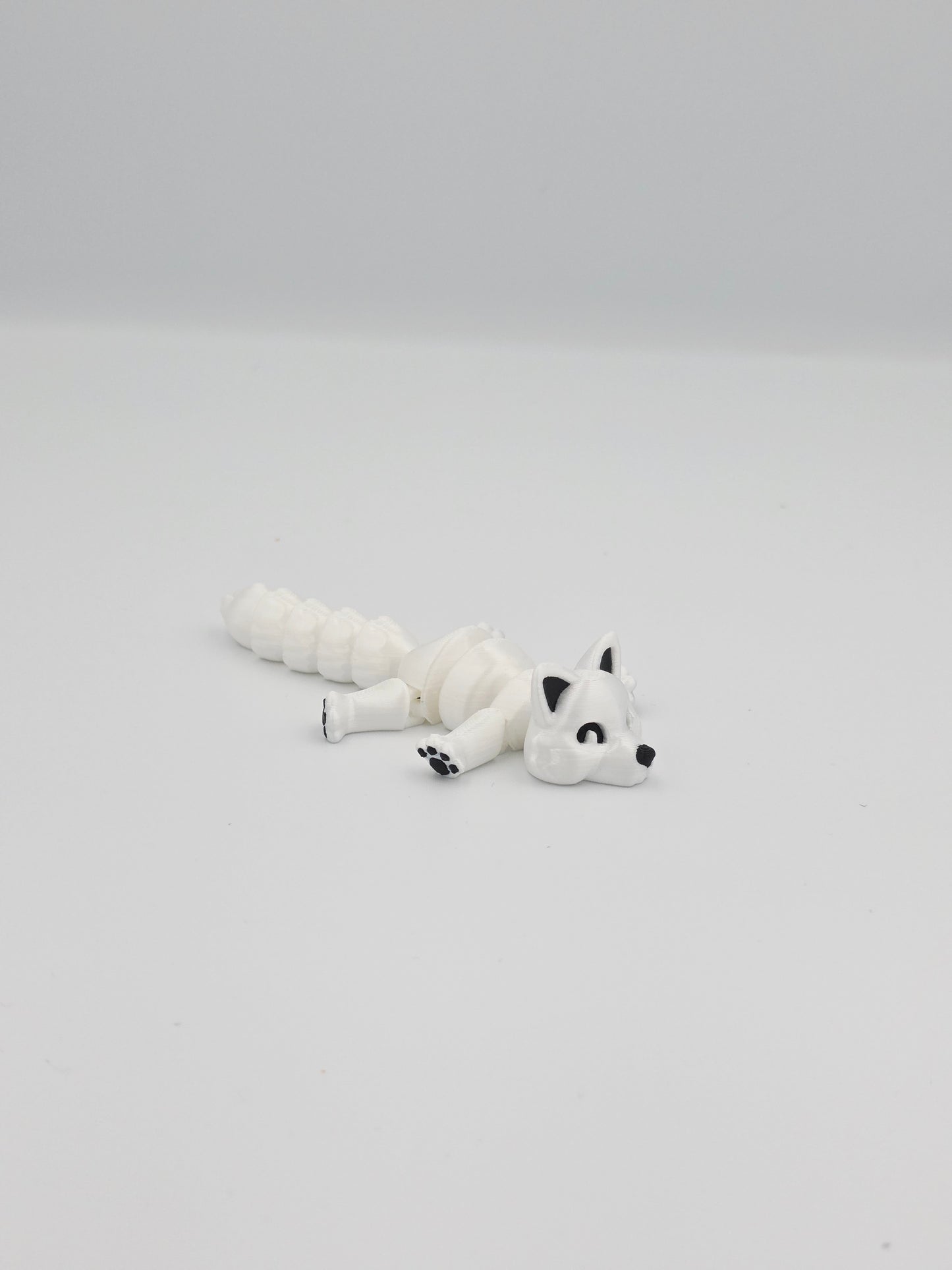Articulated Fox – Red, Arctic, Orange & Dark Red Fox Figurine