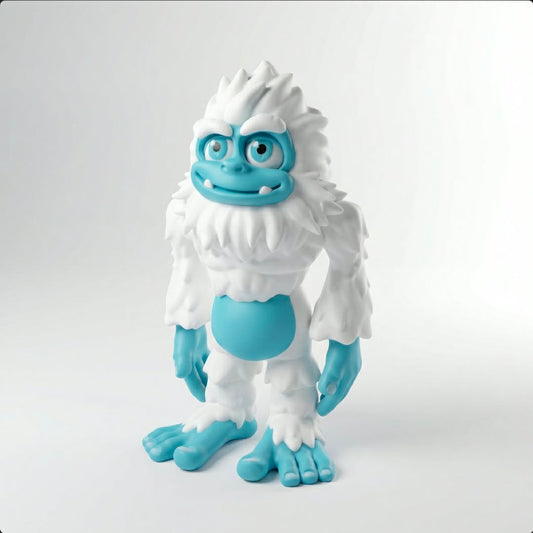 Abominable Snowman (Yeti) & Baby – Cute Winter Monster Collectible