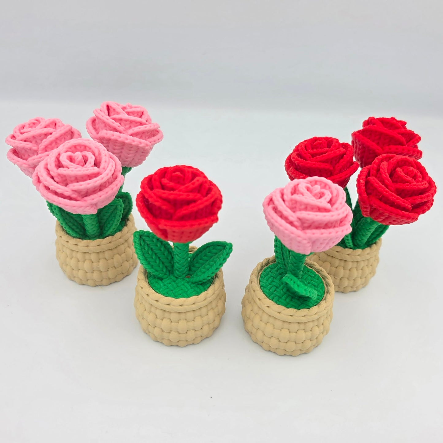 Knitted Rose (Single & Triple)