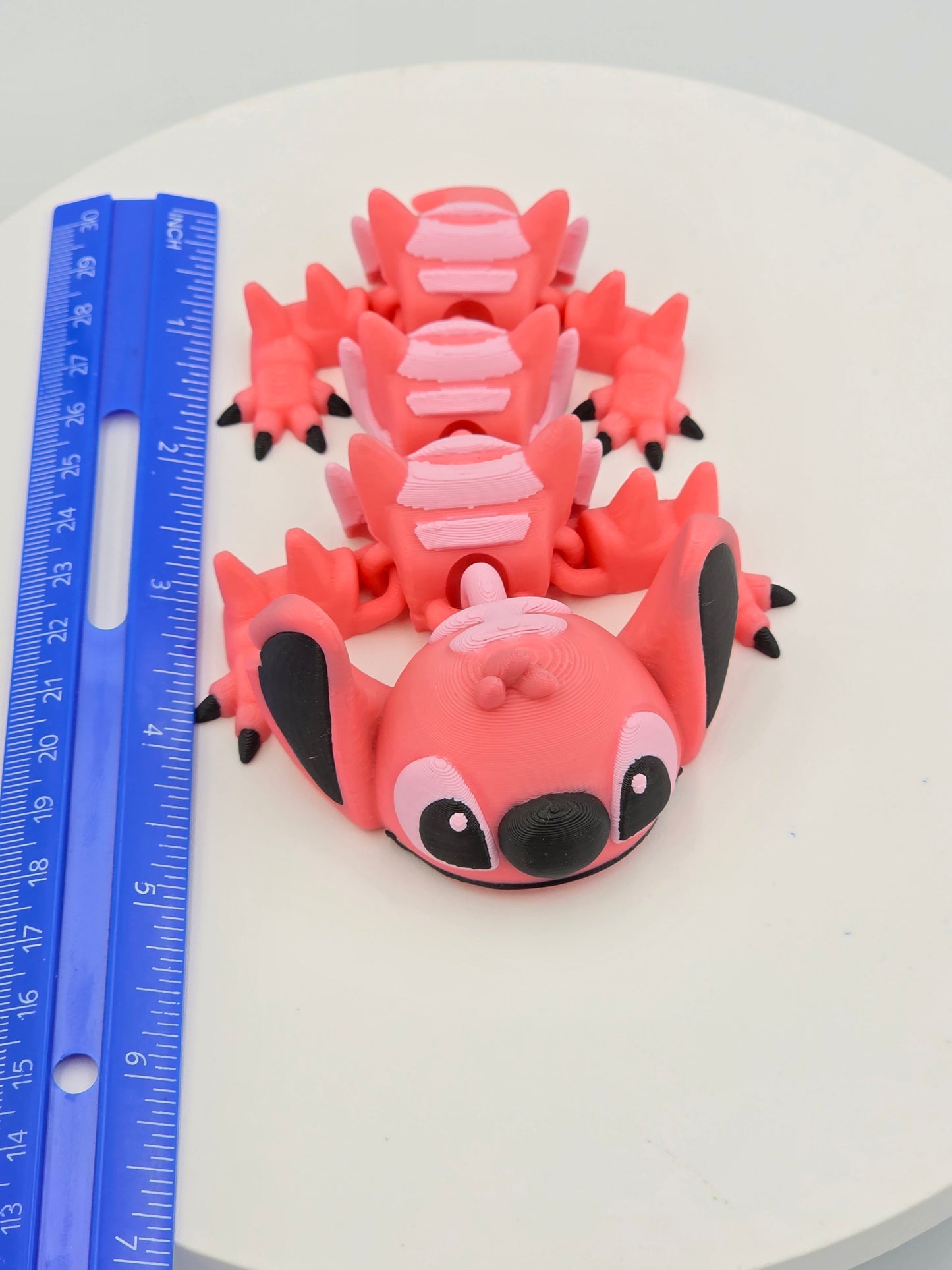 3D Printed Stitch & Angel Mini Figures – Cute Collectible Set