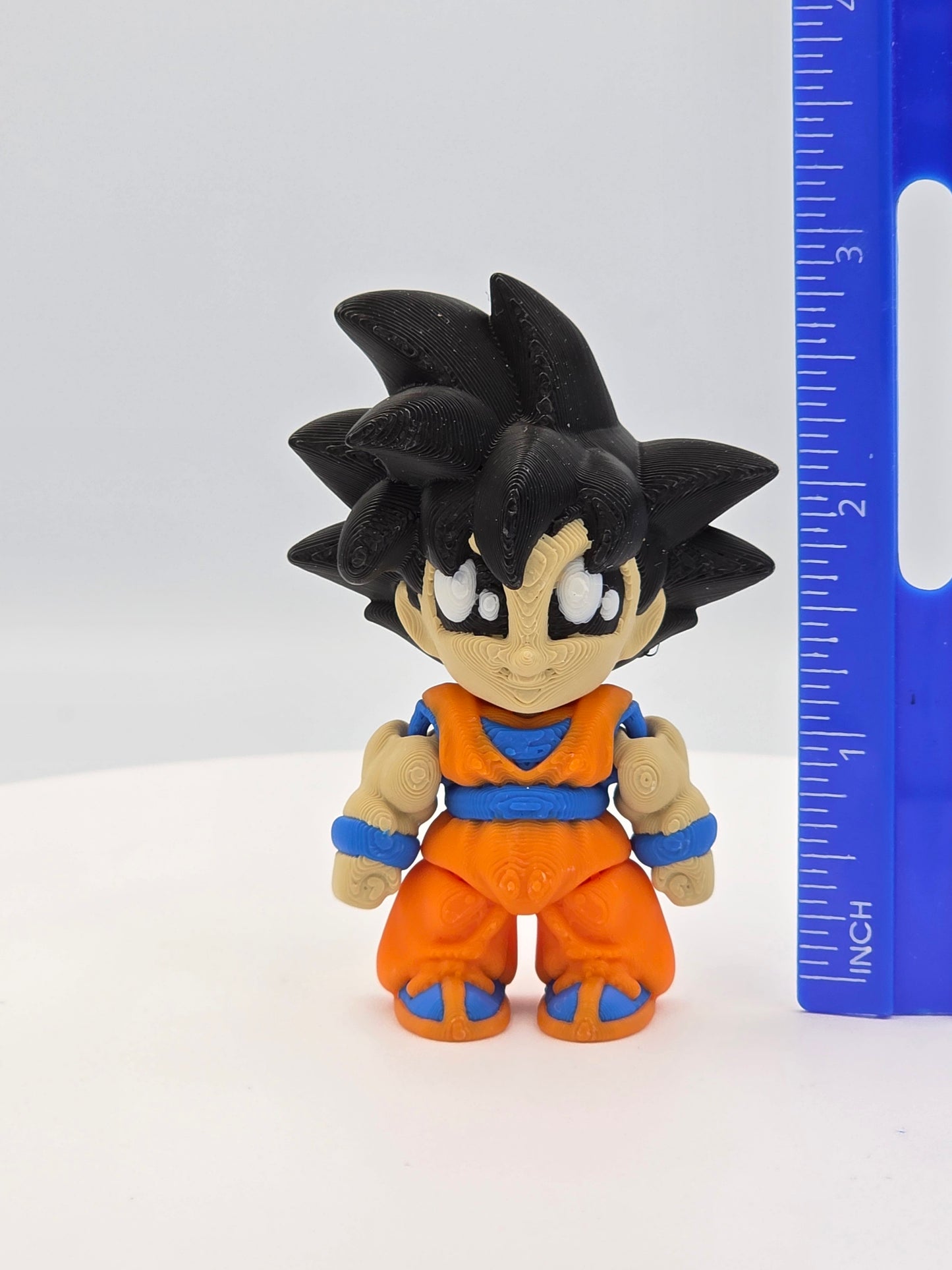 3D Printed Dragon Ball Mini Figures – Goku, Super Saiyan Goku, Vegeta & Kid Buu
