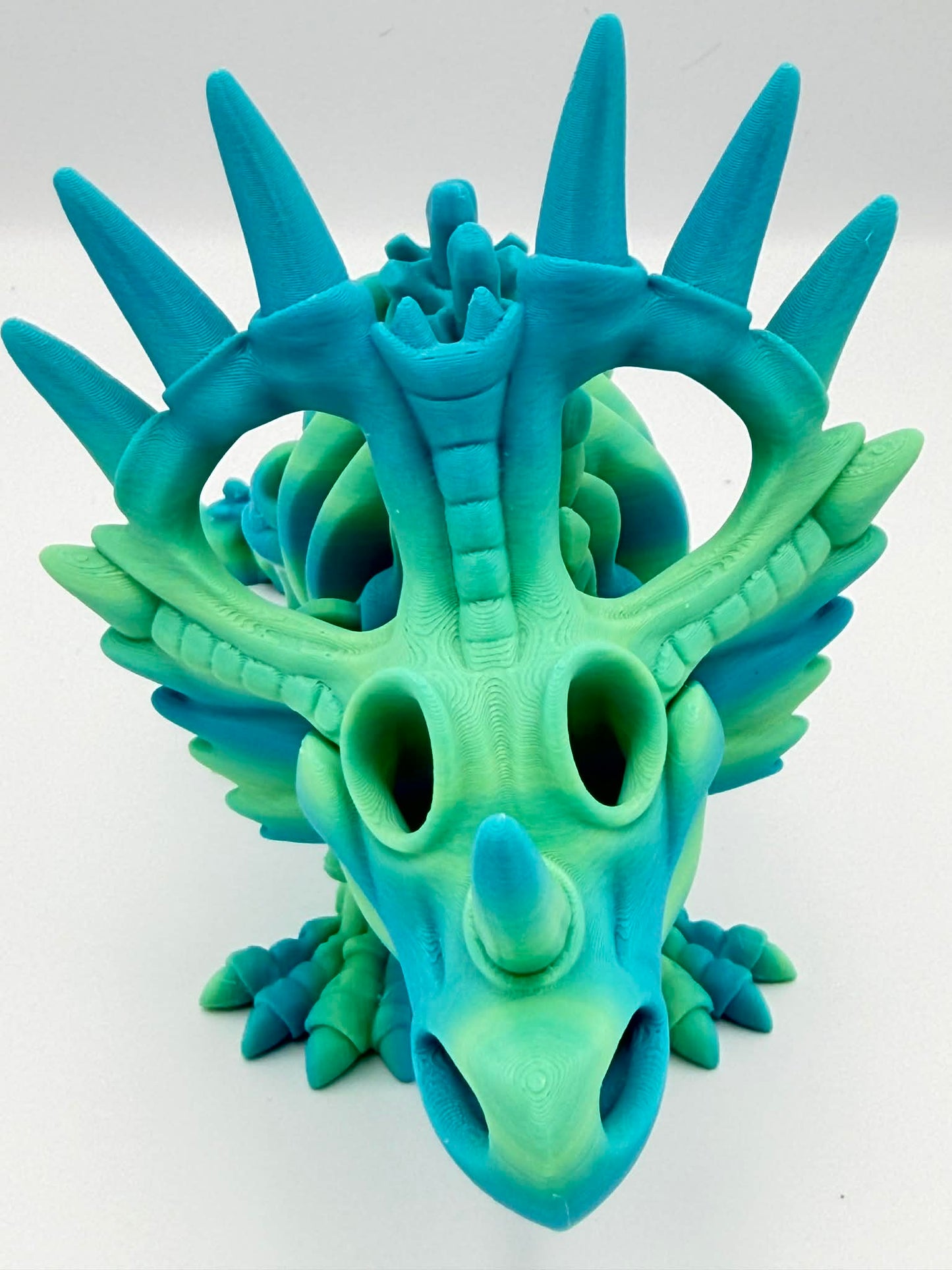 3D Printed Styracosaurus Dinosaur – Articulated Flexi Dino Toy