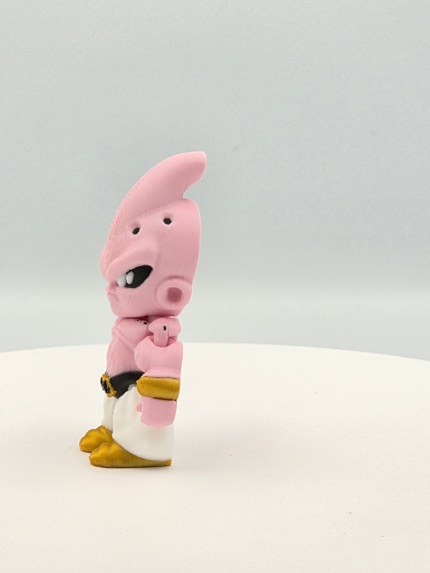 3D Printed Dragon Ball Mini Figures – Goku, Super Saiyan Goku, Vegeta & Kid Buu