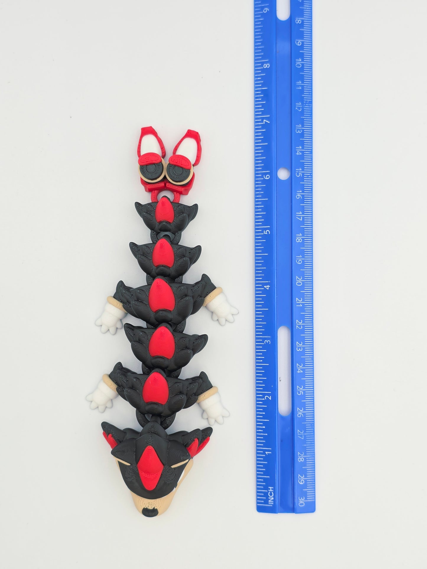 3D Printed Sonic Inspired Dragon Figure | Flexi Fidget Toy