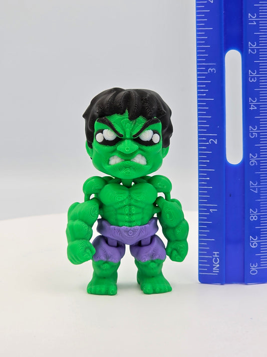 3D Printed Marvel Mini Figures – Spider-Man, Wolverine, Hulk, Venom & Iron Man