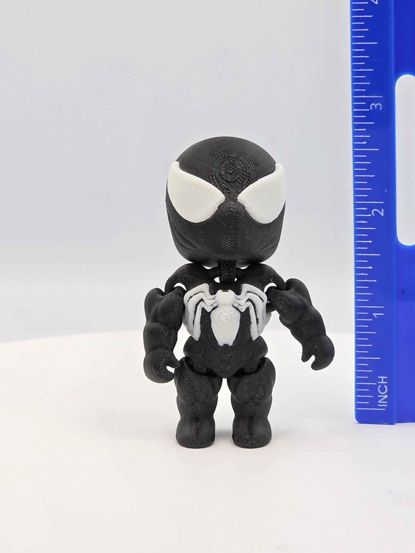 3D Printed Marvel Mini Figures – Spider-Man, Wolverine, Hulk, Venom & Iron Man