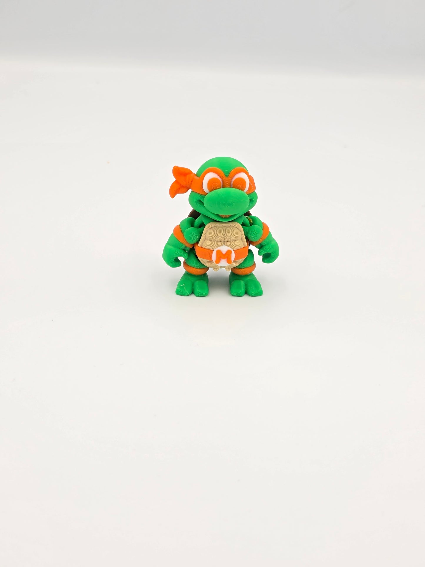 3D Printed Ninja Turtle Mini Figures – TMNT Collectible Set