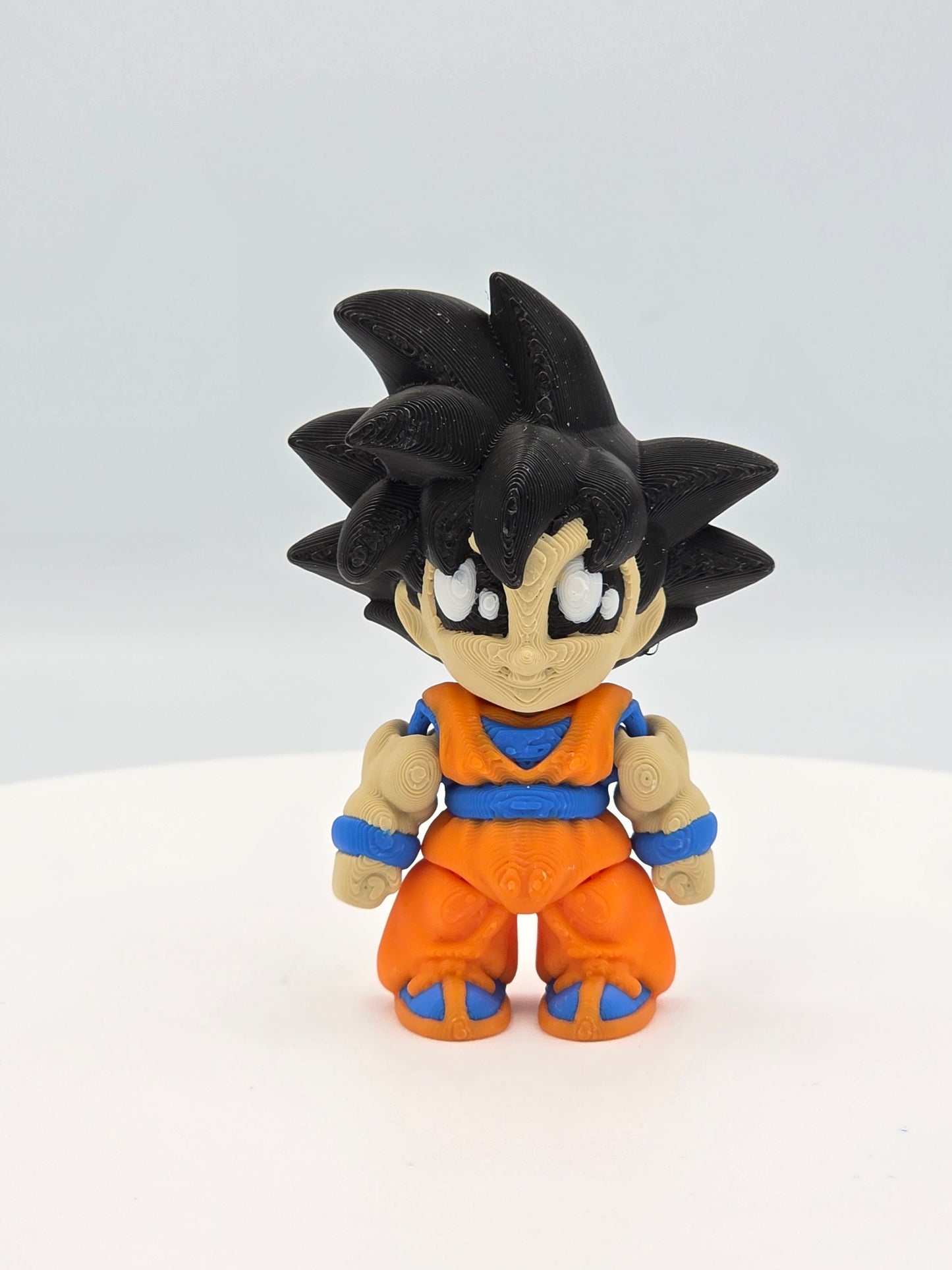 3D Printed Dragon Ball Mini Figures – Goku, Super Saiyan Goku, Vegeta & Kid Buu