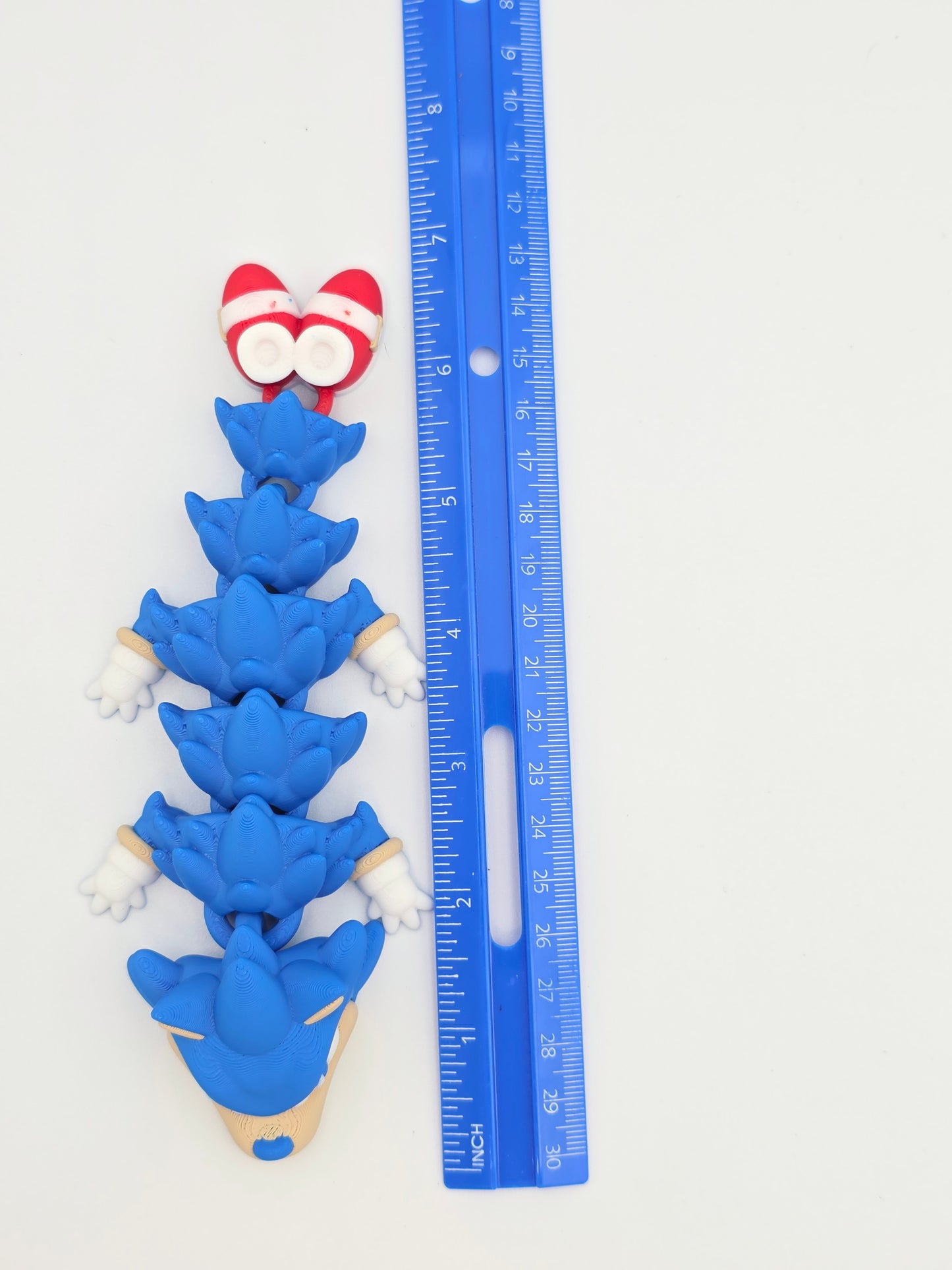 3D Printed Sonic Inspired Dragon Figure | Flexi Fidget Toy