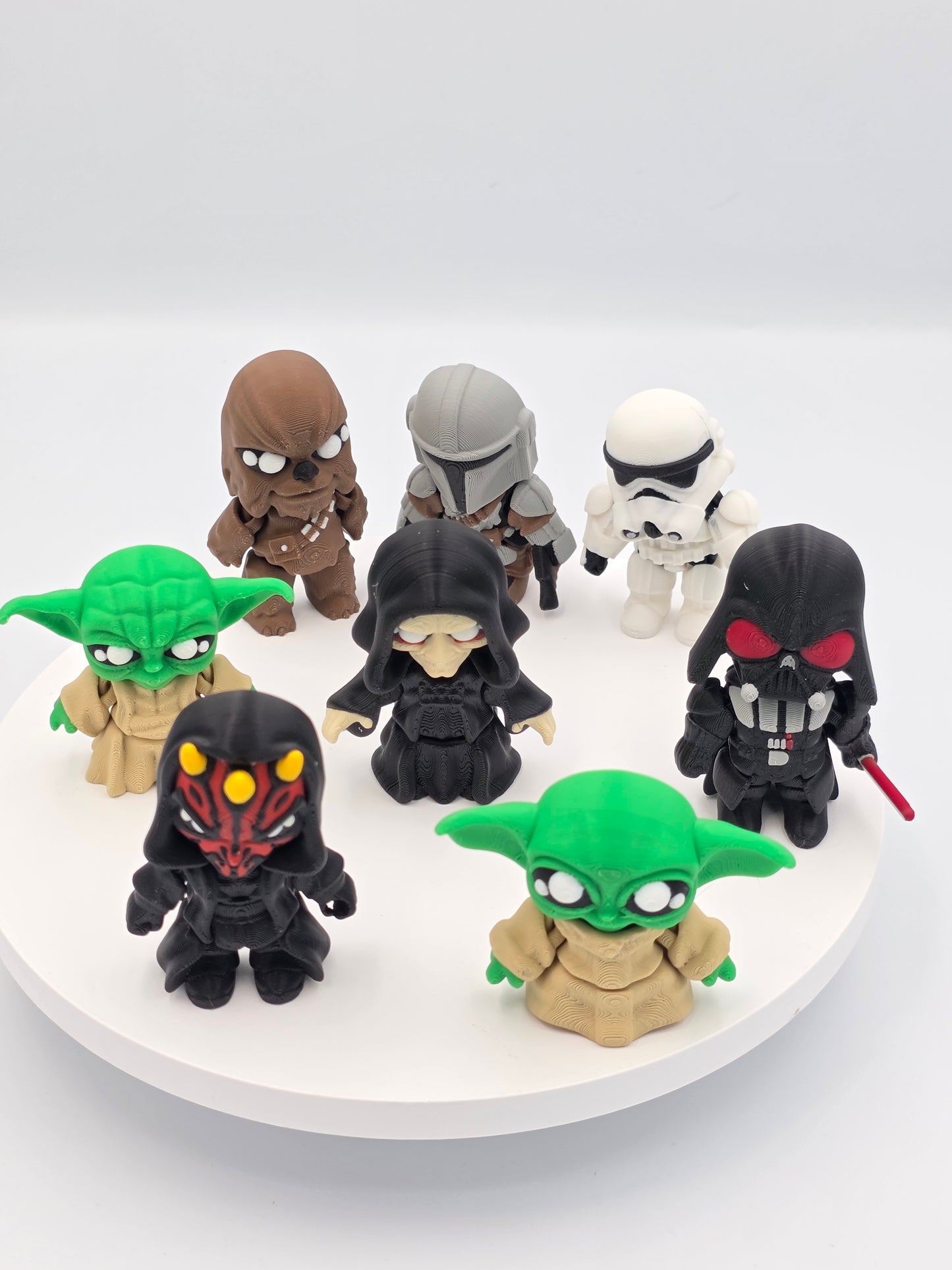 3D Printed Star Wars Mini Figures – Darth Vader, Yoda, Grogu & More