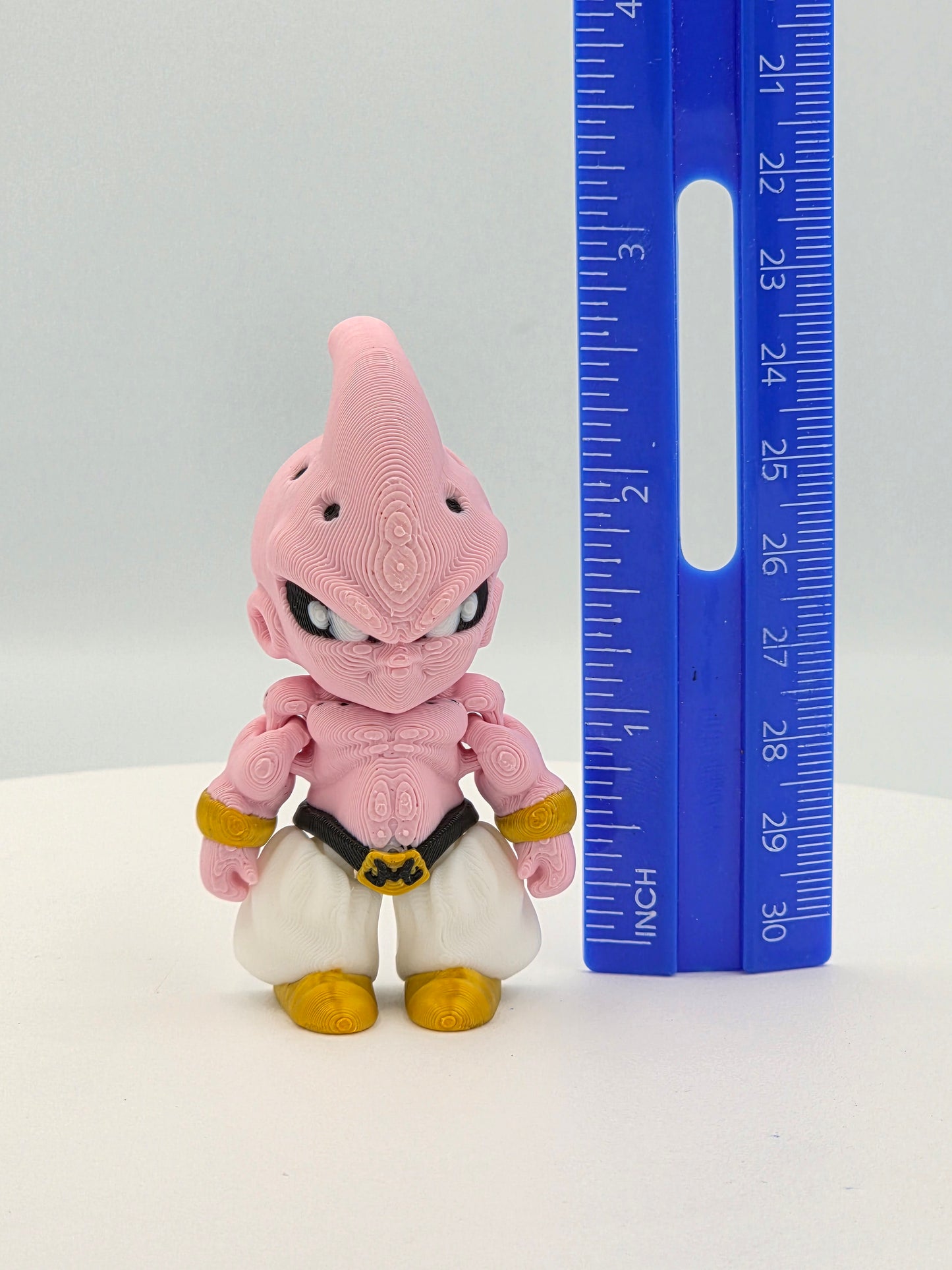 3D Printed Dragon Ball Mini Figures – Goku, Super Saiyan Goku, Vegeta & Kid Buu