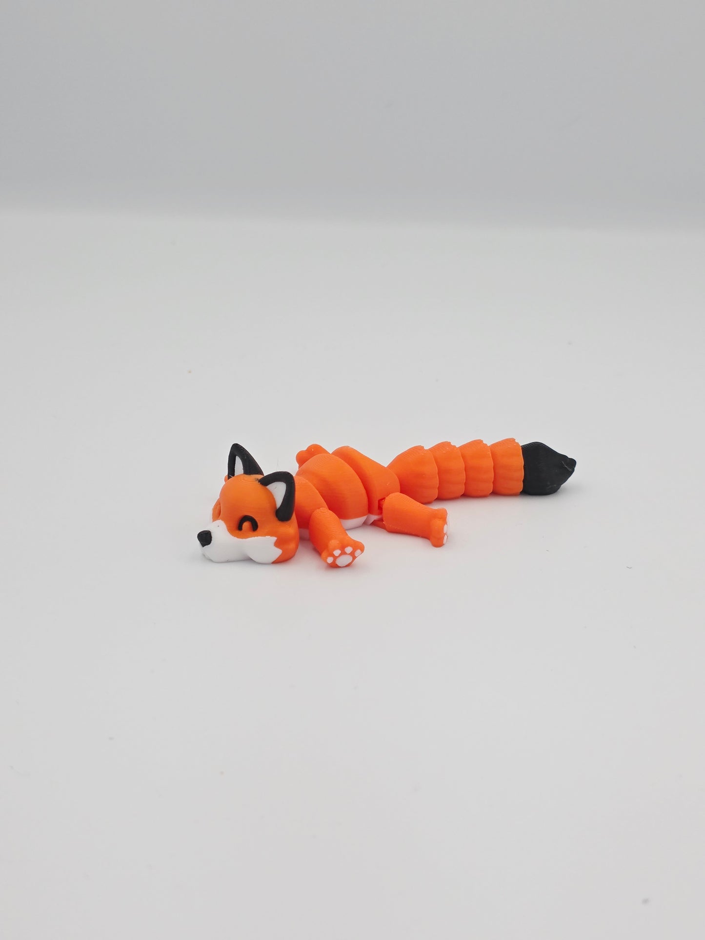 Articulated Fox – Red, Arctic, Orange & Dark Red Fox Figurine