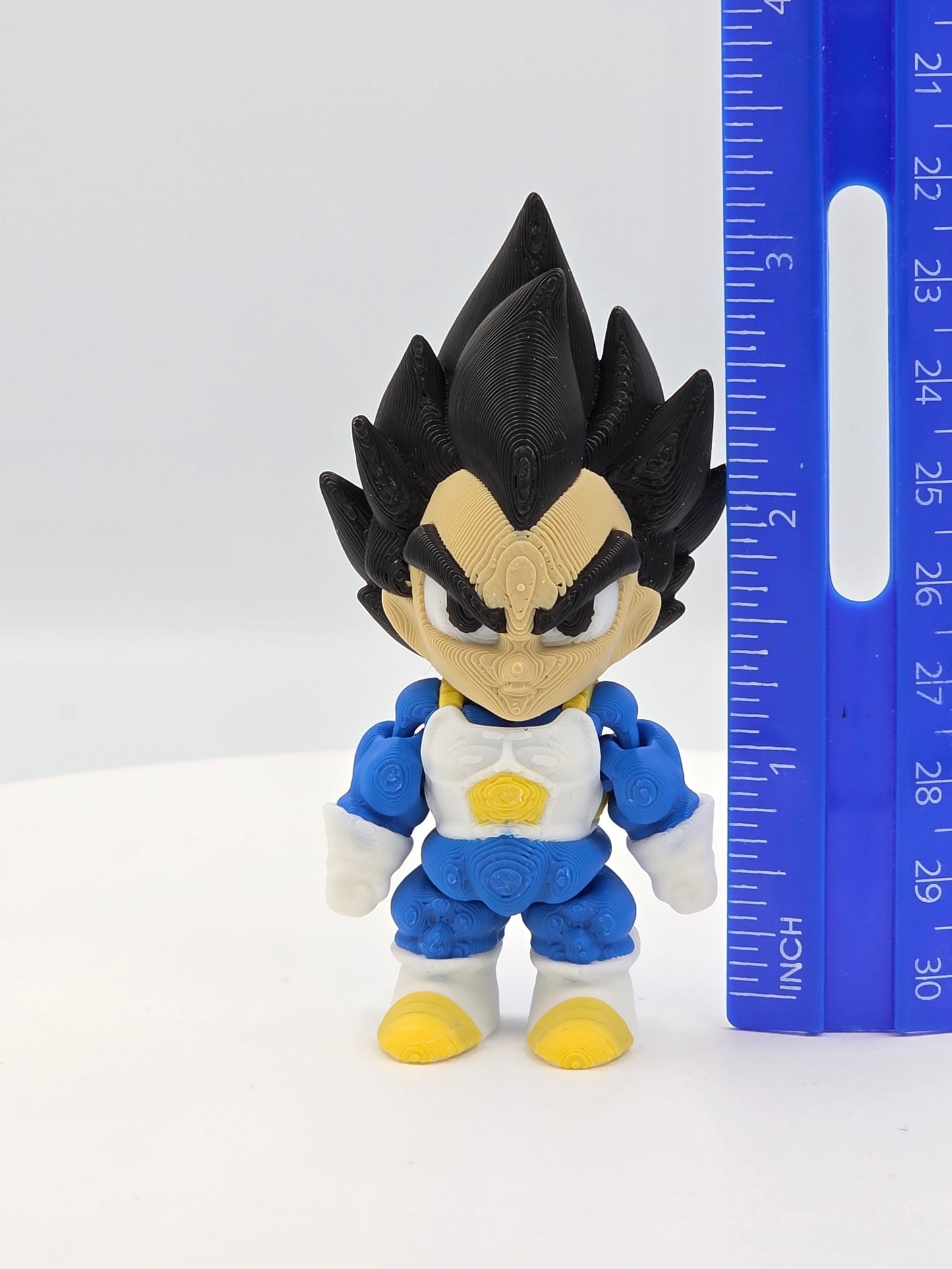 3D Printed Dragon Ball Mini Figures – Goku, Super Saiyan Goku, Vegeta & Kid Buu