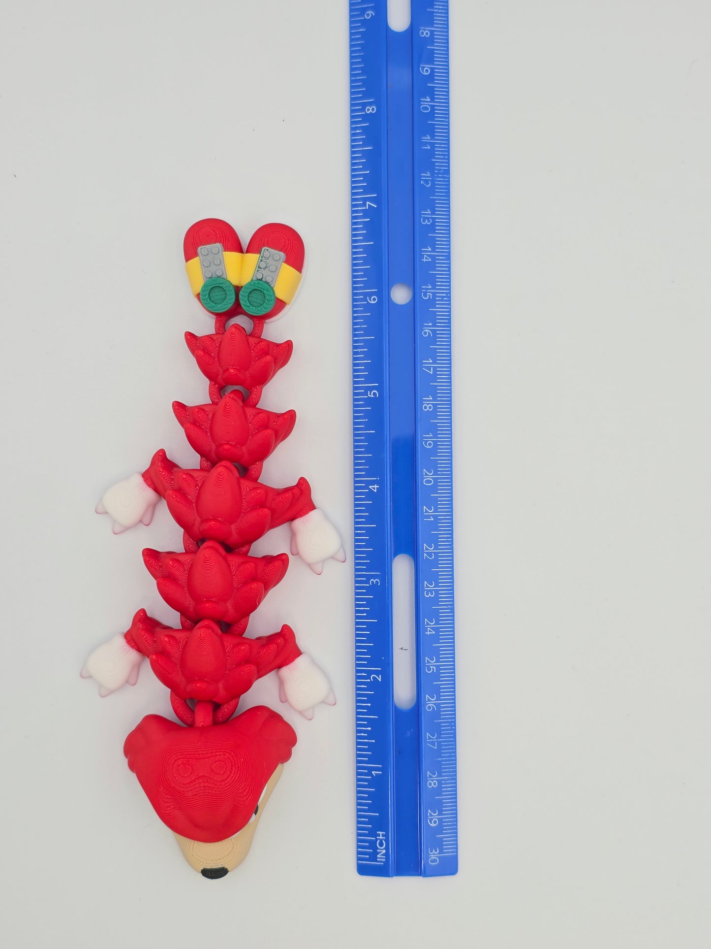 3D Printed Sonic Inspired Dragon Figure | Flexi Fidget Toy
