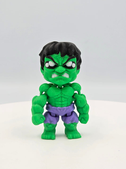 3D Printed Marvel Mini Figures – Spider-Man, Wolverine, Hulk, Venom & Iron Man