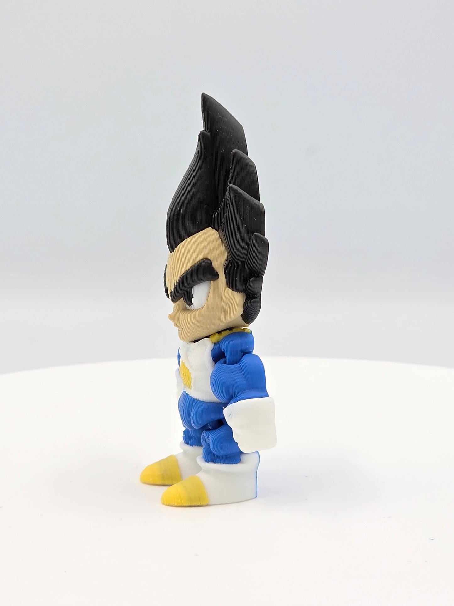 3D Printed Dragon Ball Mini Figures – Goku, Super Saiyan Goku, Vegeta & Kid Buu