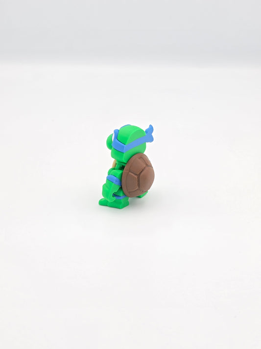 3D Printed Ninja Turtle Mini Figures – TMNT Collectible Set