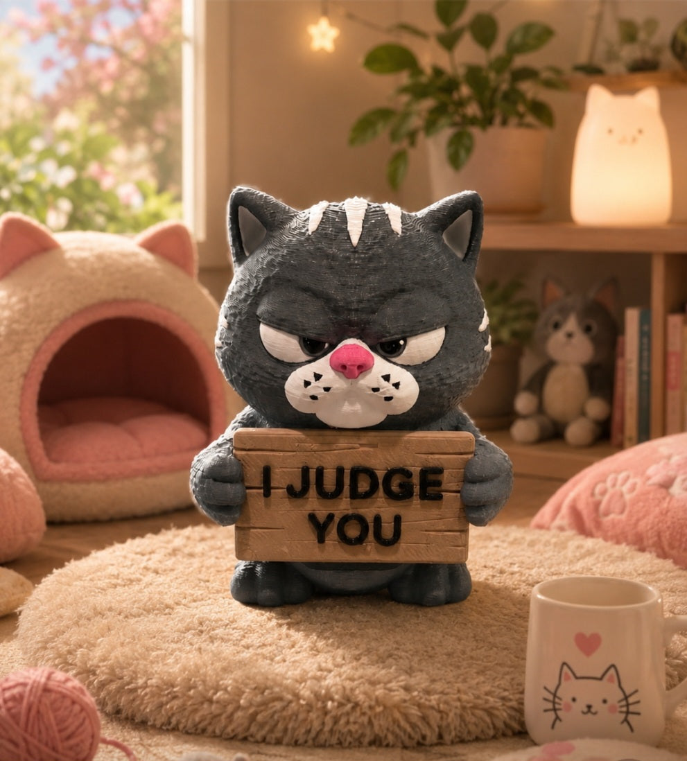 3D Printed “Animals With Attitude” Figures – Funny Sassy Animal Collectibles