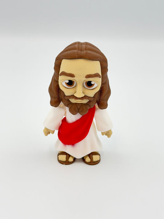 3D Printed Jesus Mini Figure – Inspirational Christian Desk Decor Collectible