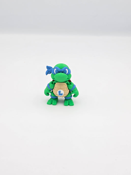 3D Printed Ninja Turtle Mini Figures – TMNT Collectible Set